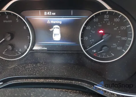 2020 Nissan Maxima Sl Xtronic Cvt из США, поврежденный, VIN 1N4AA6DV0LC372277